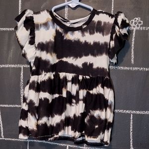 Handmade Abstract Toddler Fit and Flare Shirt